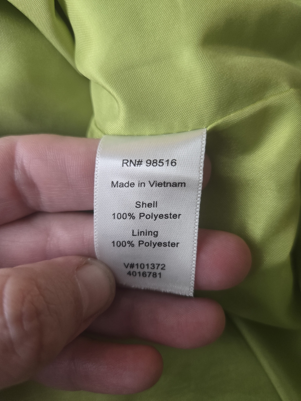 Coldwater Creek Light Green Quilted Vest XL (16) 8409 - Picture 4 of 5